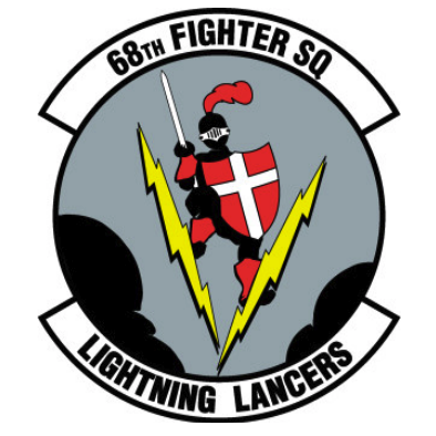 A night holding a red and white shield with a cross is holding a sword and flying through the air with lightning bolts for feet.