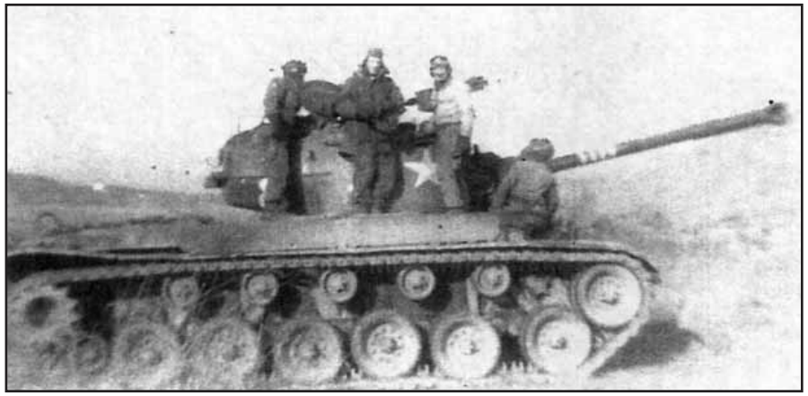 Korean War era tank. 