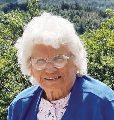 Head and shoulders color photograph of Phyllis Crowley.