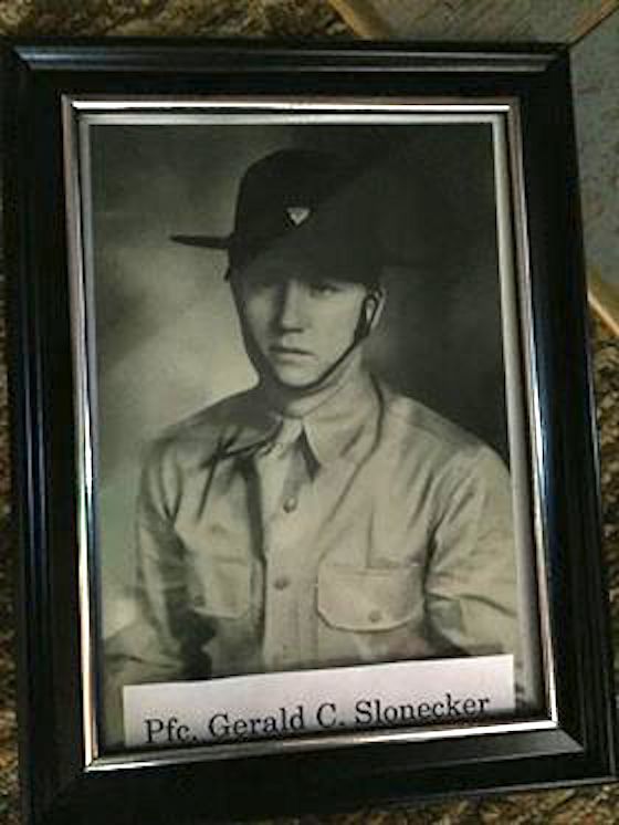 Photo of soldier from World War II