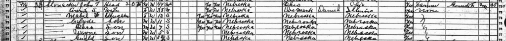 US Census information from 1920