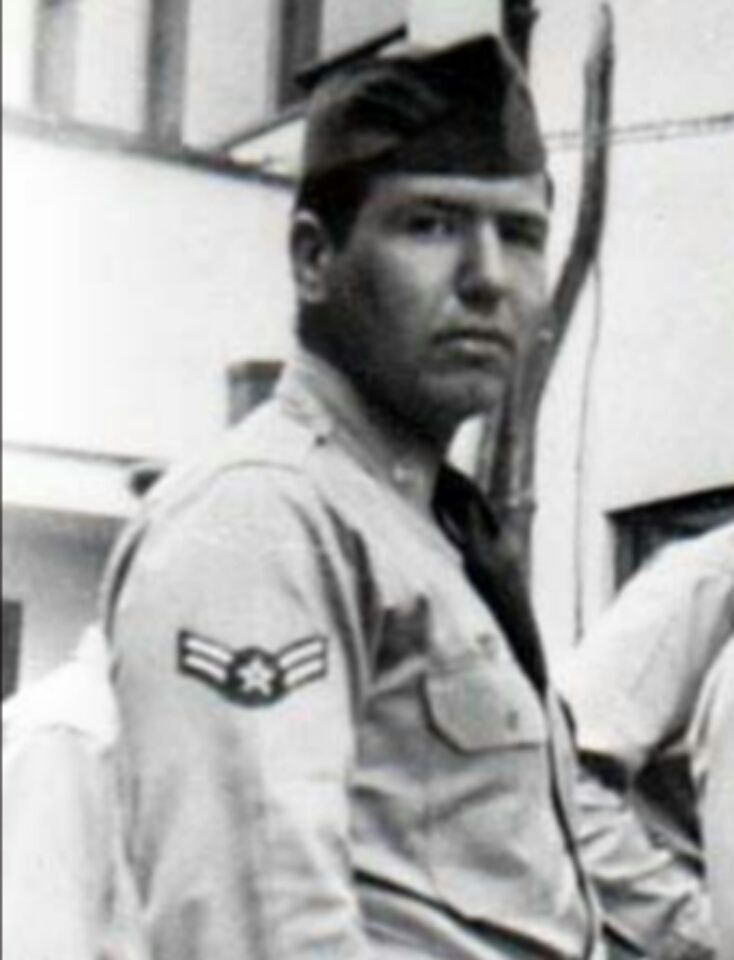 A young man in an Air Force uniform.
