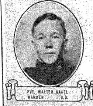 A photograph of a young man in military uniform.