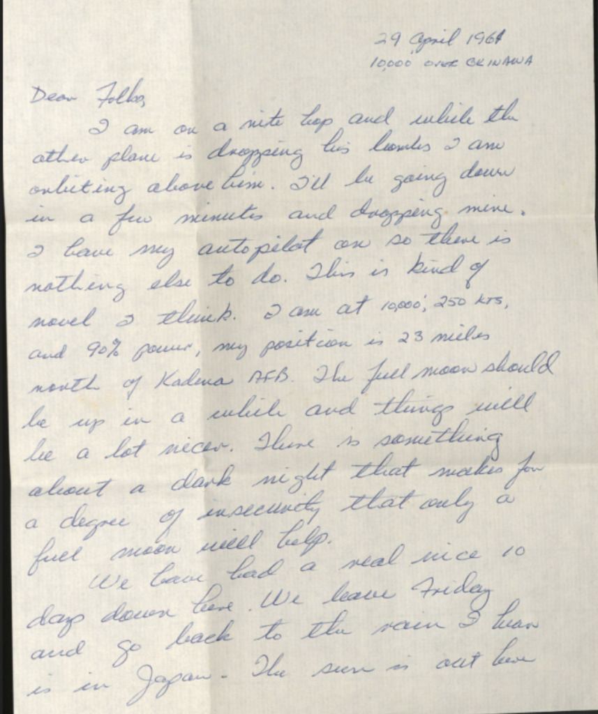 A handwritten letter