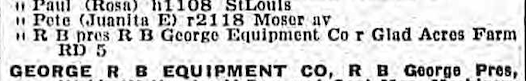 A type-written entry reads “‘’Pete (Juanita E) r2118 Moser av”