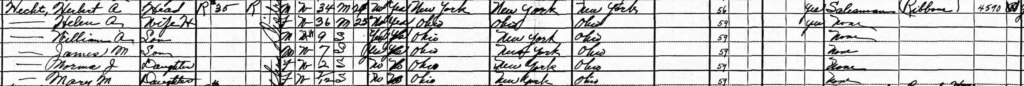 A snippet of the 1930 census. 