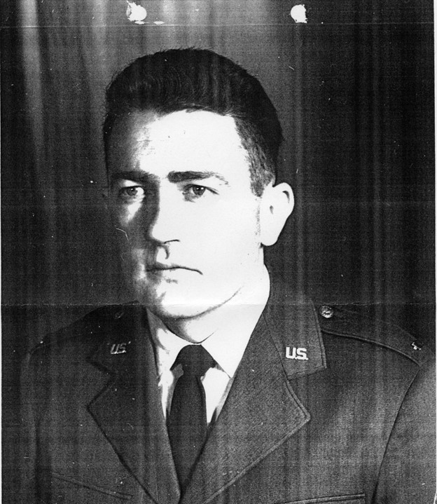 Vincent Hickman in his Air Force uniform.
