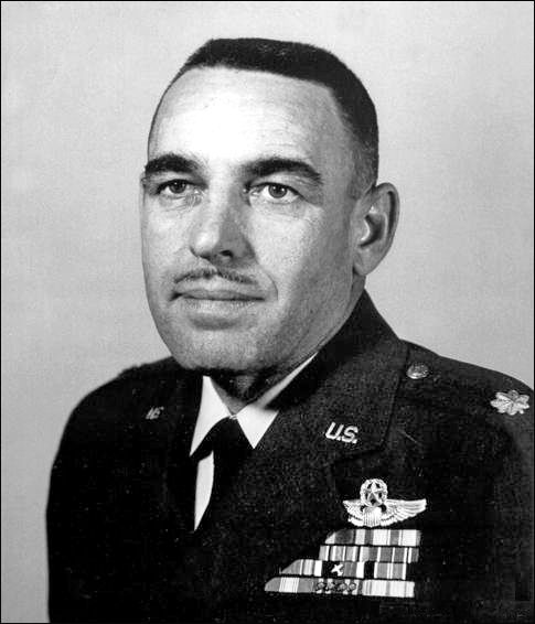 An Army officer in dress uniform.