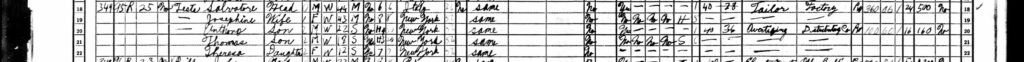 A snippet of the 1940 Census.