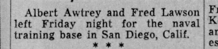 A short newspaper snippet.
