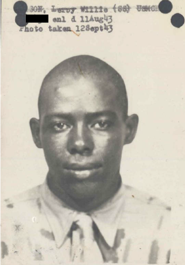 A young African American man in a military uniform.