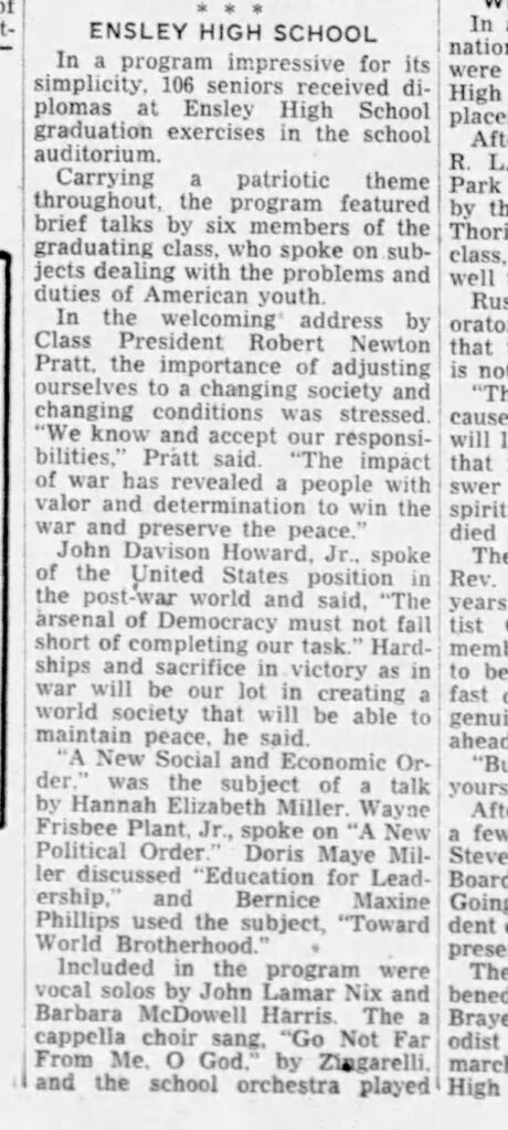 A newspaper article.