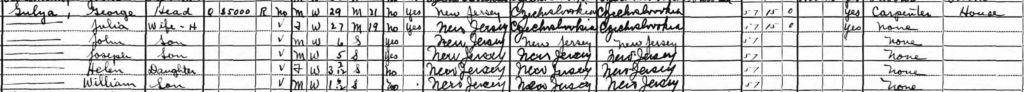 A snippet of the 1930 Census.