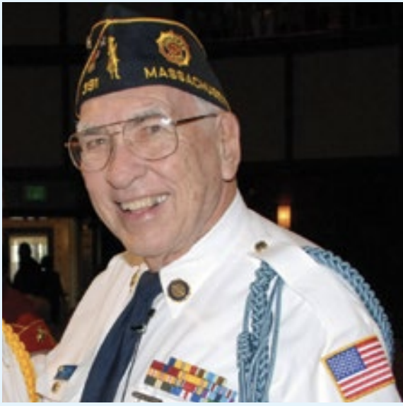 A color photo of an elderly White man in uniform.