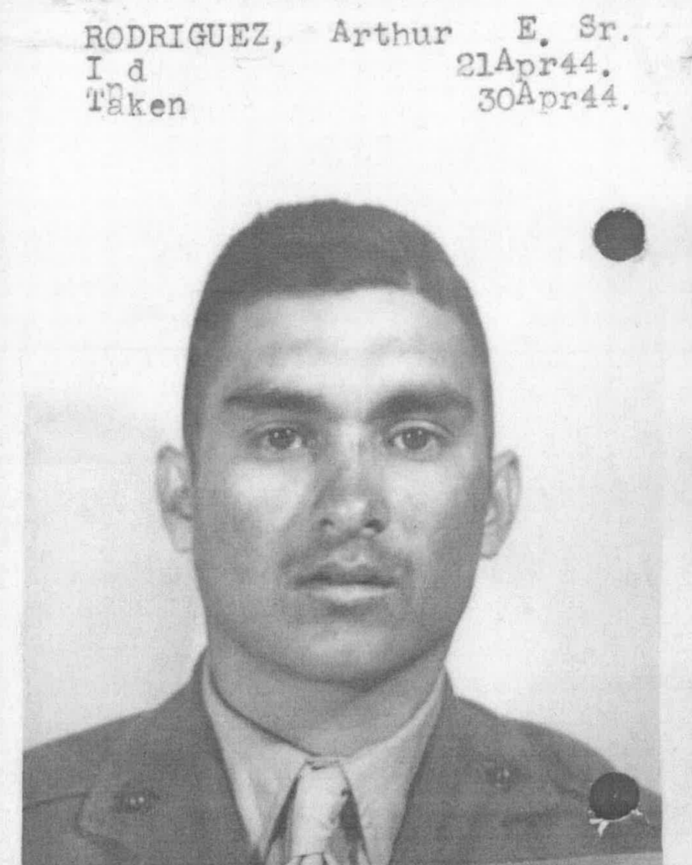 Arthur Rodriguez in his Marine Corps uniform.