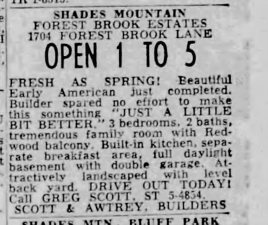 A newspaper advertisement.