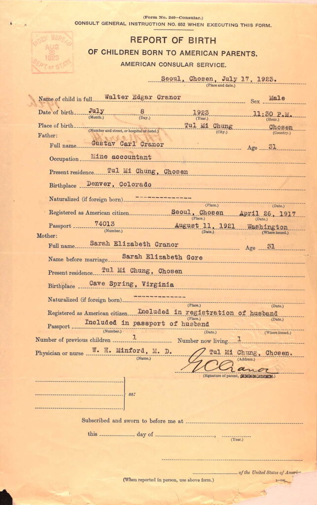A typed document.