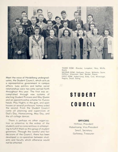 A black and white photo of a group of students.