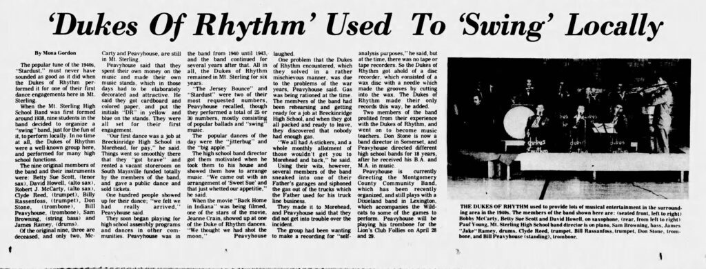 A newspaper article.