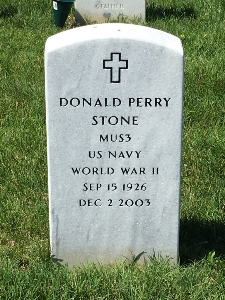 A color image of a headstone.