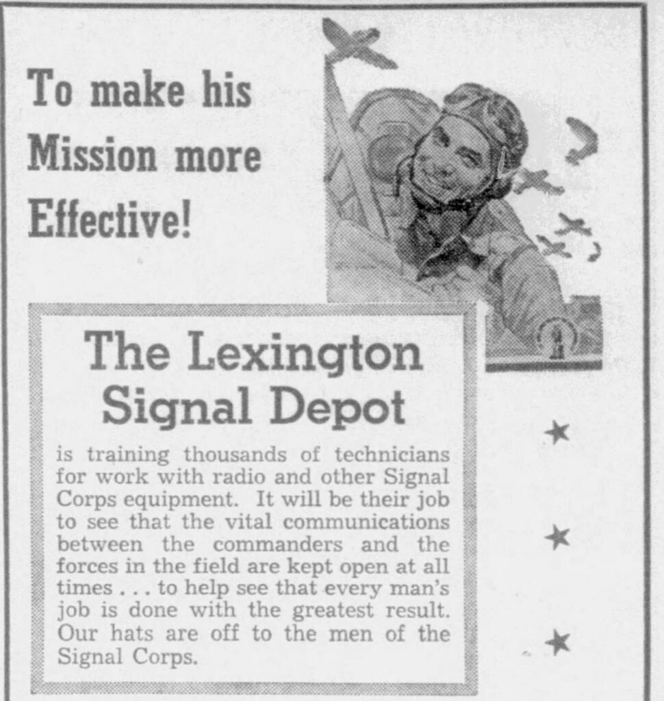A newspaper advertisement.